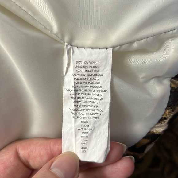 Leopard print sequin toddler zipped vest - Picture 5 of 9